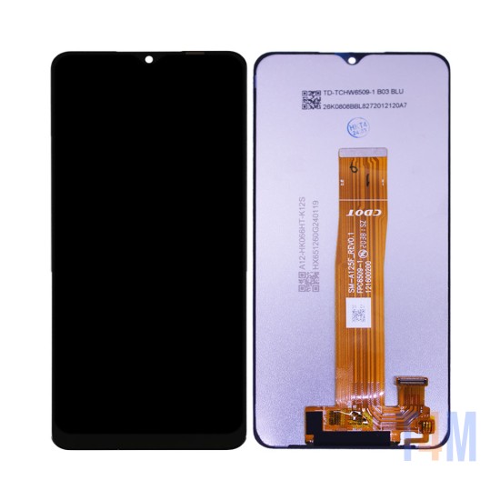 Touch+Display Samsung Galaxy A12/A125 Service Pack Preto